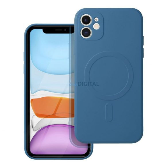 Husa din silicon Mag Cover pentru IPHONE 11 albastra