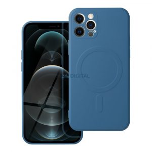 Husa din silicon Mag Cover pentru IPHONE 12 PRO albastra