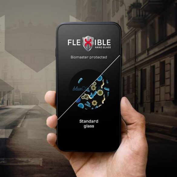 Szkło hybrydowe Forcell Flexible 5D Full Glue pentru iPhone 14 Pro Max 6,7 czarny"