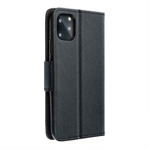 Husă Fancy Husă tip carte pentru IPHONE 14 PRO MAX ( 6.7 ) negru