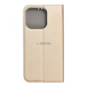 Cartea Smart Case pentru IPHONE 14 PRO ( 6.1 ) auriu