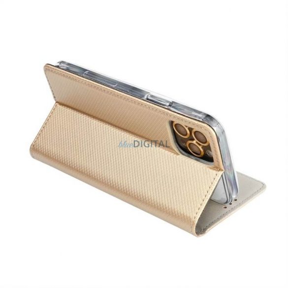 Cartea Smart Case pentru IPHONE 14 PLUS gold