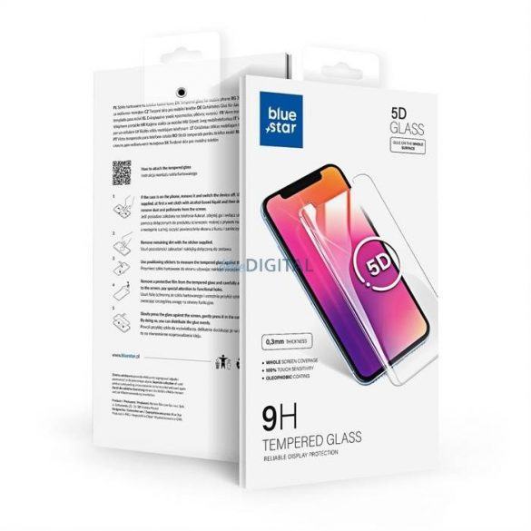 Folie securizată Blue Star - APP IPHO 14 Pro Max 6,7 5D Full Husă negru"