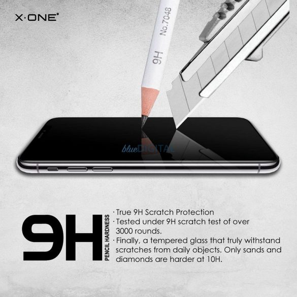 X-ONE Full Husă Extra Strong Matte - pentru iPhone 14 Pro Folie securizată 9H