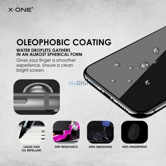 X-ONE Full Husă Extra Strong Matte - pentru iPhone 14 Pro Folie securizată 9H