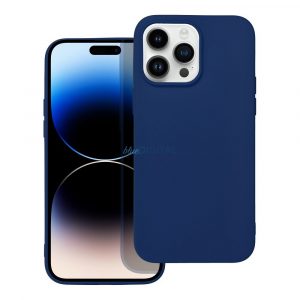 Husa MOALE pentru IPHONE 14 PRO MAX albastru inchis