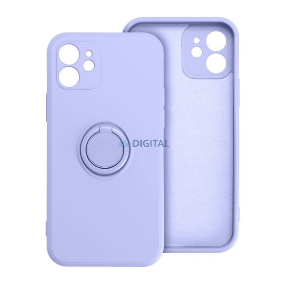 Husa SILICONE RING pentru IPHONE 14 PRO violet