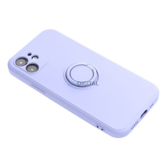 Husa SILICONE RING pentru IPHONE 14 PRO violet