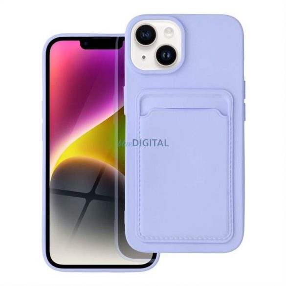 Husă Forcell CARD pentru IPHONE 14 ( 6.1 ) violet