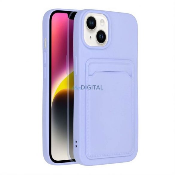 Husă Forcell CARD pentru IPHONE 14 ( 6.1 ) violet