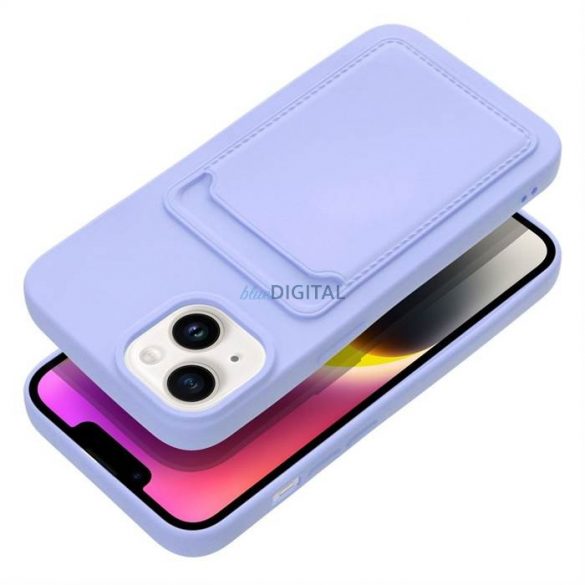 Husă Forcell CARD pentru IPHONE 14 ( 6.1 ) violet