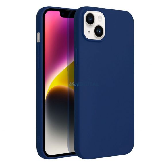 Husa MOALE pentru IPHONE 14 PLUS albastru inchis