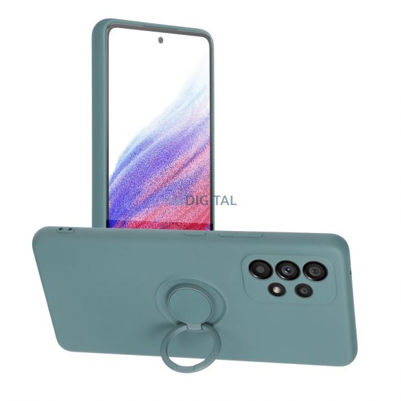 Husa SILICONE RING pentru IPHONE 14 PLUS verde