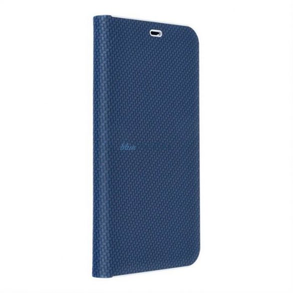 Forcell LUNA Book Carbon pentru IPHONE 14 ( 6.1 ) albastru