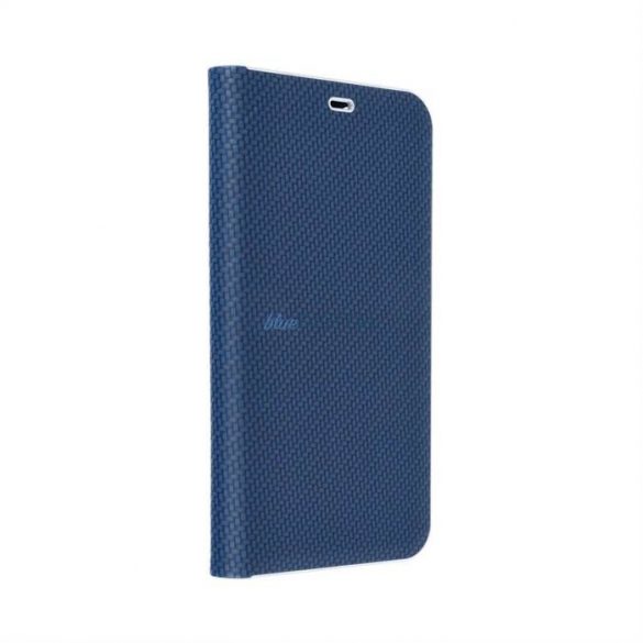 Forcell LUNA Book Carbon pentru IPHONE 14 ( 6.1 ) albastru