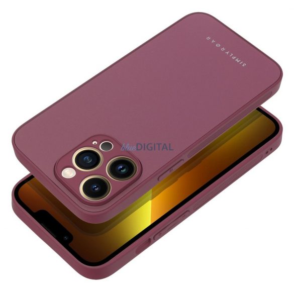 Husa Roar Matte Glass - pentru iPhone XR claret