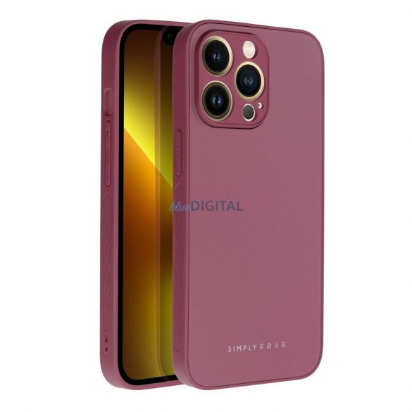 Husa Roar Matte Glass - pentru iPhone XR claret