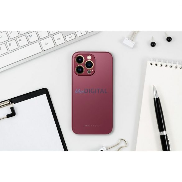 Husa Roar Matte Glass - pentru iPhone XR claret