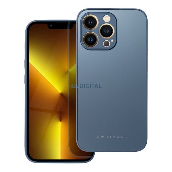 Husa Roar Matte Glass - pentru iPhone XR albastra