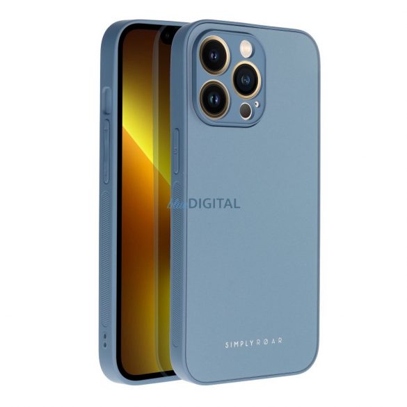 Husa Roar Matte Glass - pentru iPhone XR albastra