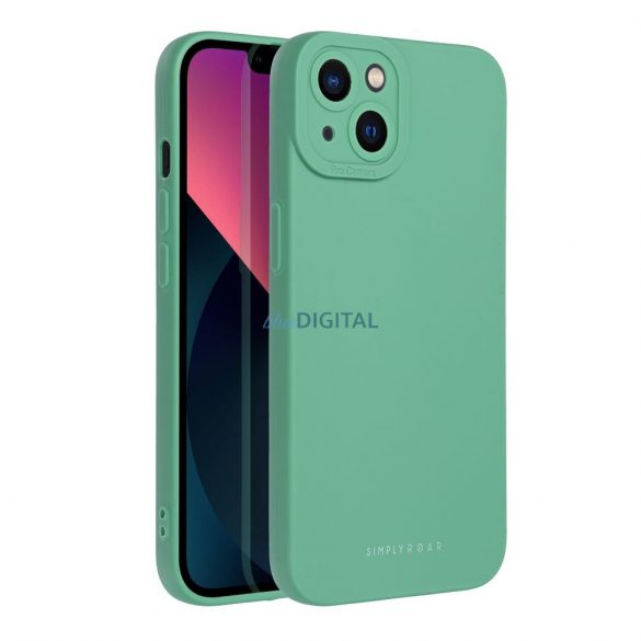 Husă Roar Luna pentru iPhone 13 verde