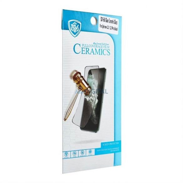 5D Full Glue Ceramic Glass - do Iphone 14 Pro czarny