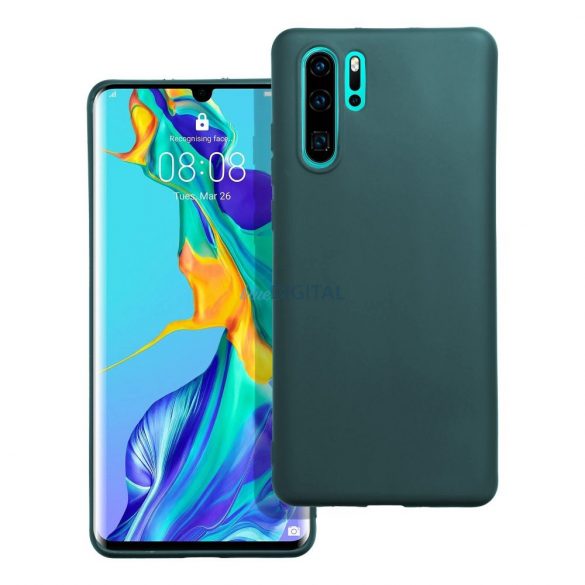 Husă MATT pentru HUAWEI P30 Pro verde închis