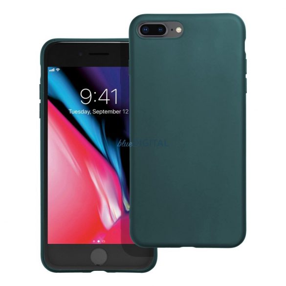 Husa MATT pentru IPHONE 7 Plus / 8 Plus verde inchis