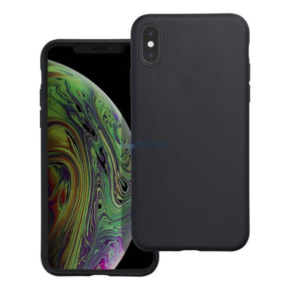 MATT Husă pentru IPHONE X / XS negru