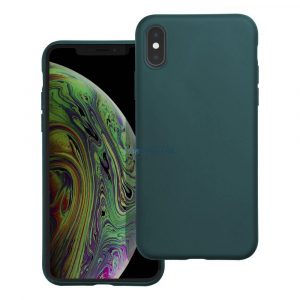 Husă MATT pentru IPHONE X / XS verde închis