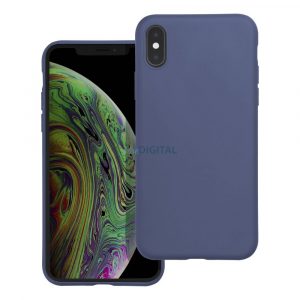 Husă MATT pentru IPHONE X / XS albastru