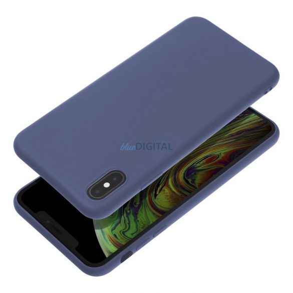 Husa MATT pentru IPHONE XS Max albastra