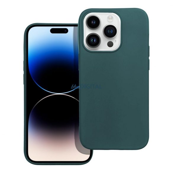 Husă MATT pentru IPHONE 14 Pro verde închis