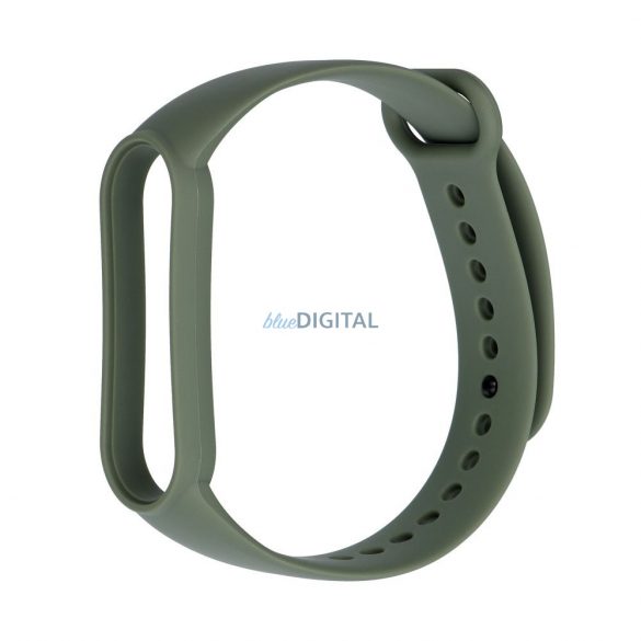 Curea din silicon pentru smartband Xiaomi Mi Band 5 / 6 / 7 verde (08)