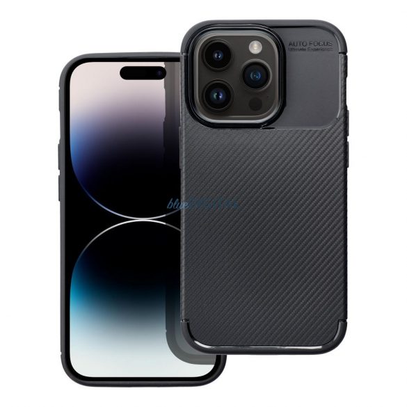 Husa CARBON PREMIUM pentru IPHONE 13 Pro neagra