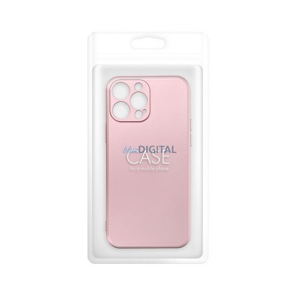 Husa METALICA pentru IPHONE 14 PRO roz