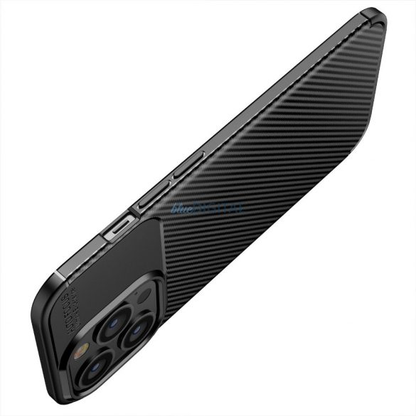 Carcasa CARBON PREMIUM pentru SAMSUNG A53 5G neagra