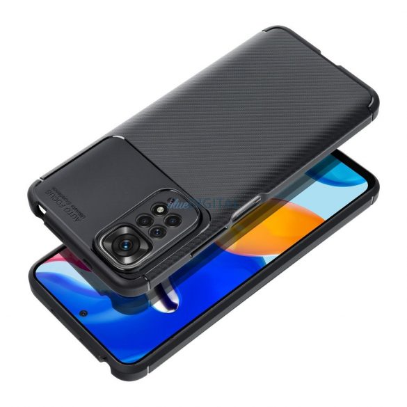 Husă CARBON PREMIUM pentru XIAOMI Redmi 9C negru