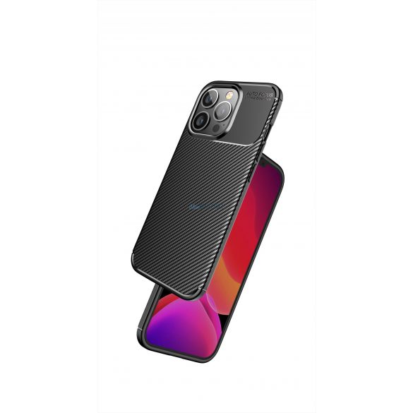 Husa CARBON PREMIUM pentru IPHONE X / XS neagra