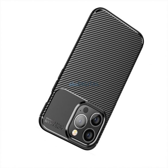 Husa CARBON PREMIUM pentru IPHONE X / XS neagra