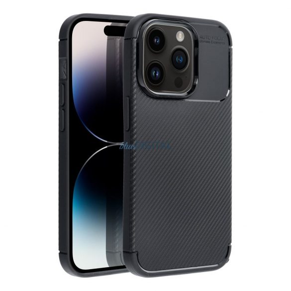 Husa CARBON PREMIUM pentru IPHONE XR neagra