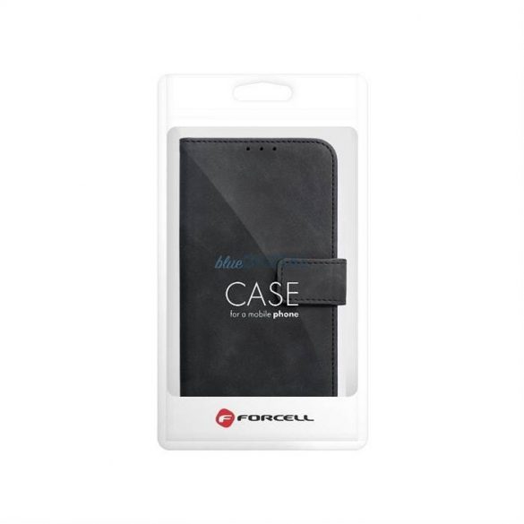 Husă Forcell TENDER Husă tip carte pentru IPHONE 12 / 12 PRO negru