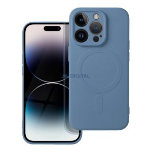 Husa din silicon Mag Cover pentru IPHONE 14 PRO albastra