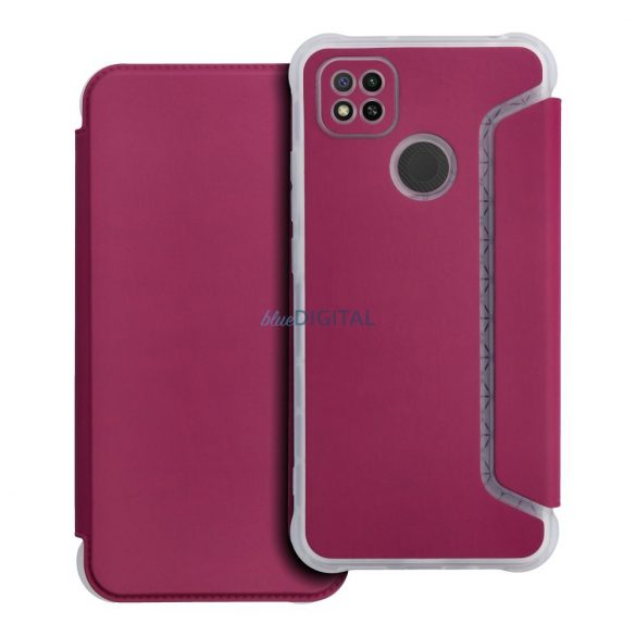 PIANO Husă tip carte pentru Xiaomi Redmi 9C / 9C NFC magenta