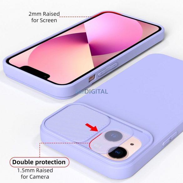 Husa SLIDE pentru IPHONE 13 Pro lavanda