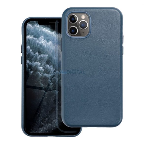 Husă Mag din piele pentru IPHONE 11 PRO albastru indigo