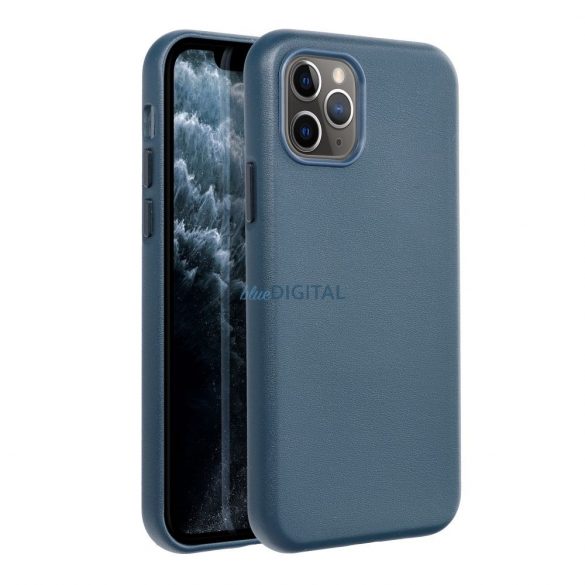 Husă Mag din piele pentru IPHONE 11 PRO albastru indigo