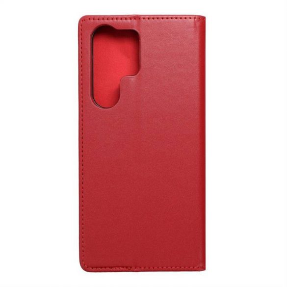 Husa din piele SMART PRO pentru SAMSUNG S23 Ultra claret