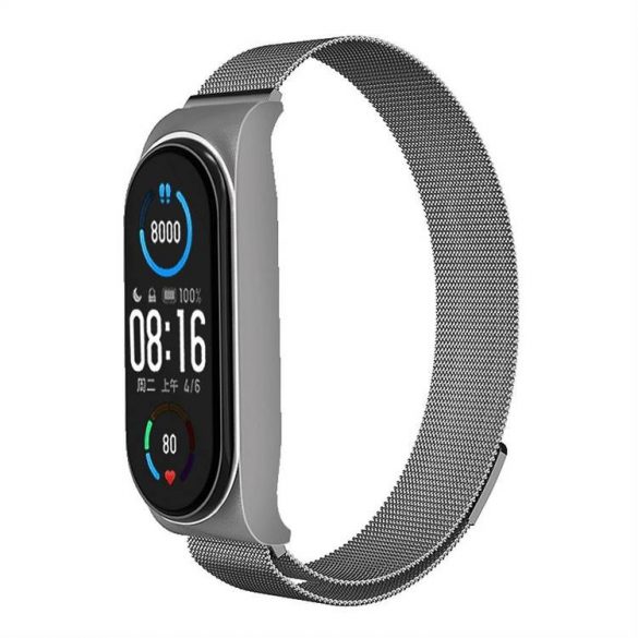 Curea METAL pentru smartband Xiaomi Mi Band 5 / 6 (02)