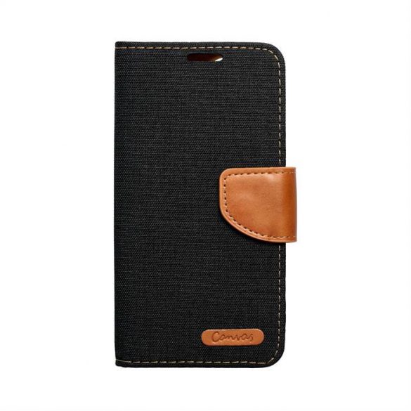 Husa carte CANVAS pentru SAMSUNG S23 Ultra neagra